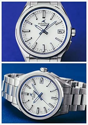 Pre-owned Casio Oceanus Watch Bluetooth Radio Solar Ocw-t200s-7ajf Japan