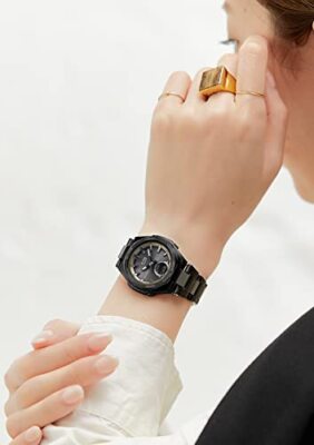 Pre-owned Casio Baby-g Msg-b100cb-3ajf Bluetooth X Mobile Solar Atomic Radio Women Watch