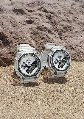 Pre-owned Casio Watch G-shock G-shock 40th Anniversary Ga-2140rx-7ajr Men's Clear