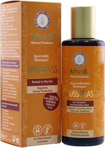Khadi Herbal Nutgrass Shampoo For Normal Oily Hair 100ml Free