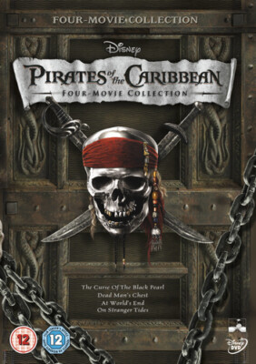 Pirates of the Caribbean 1-4 DVD (2013) Chow Yun-Fat, Verbinski (DIR) cert 12 4