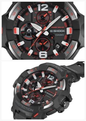 Pre-owned Casio G-shock Gravity Master Gr-b300-1a4jf Men's Watch Bluetooth Black Psl
