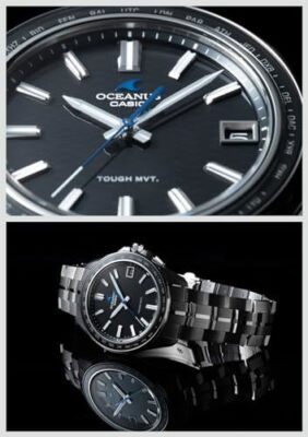 Pre-owned Casio Oceanus Manta Ocw-s400-1ajf Japan Titanium Bluetooth Radio Solar Men Watch