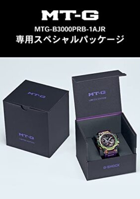 Pre-owned Casio G-shock Watch Mt-g Bluetooth Mtg-b3000prb-1ajr Men's Purple Skeleton