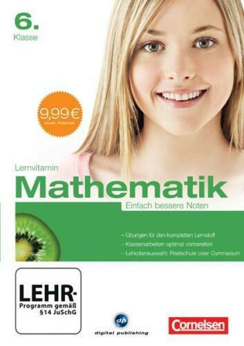 Cornelsen Lernvitamin Mathematik 6. Klasse (verschweißte + deutsche Neuware)
