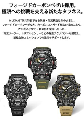 Pre-owned Casio Master Of - Land G-shock Gwg-2000-1a1jf Mudmaster Tough Solar