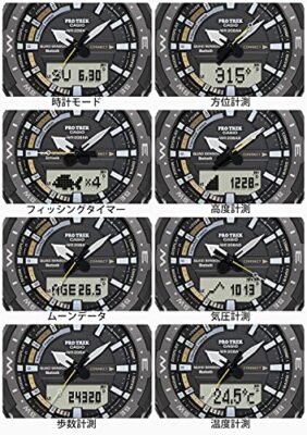 Pre-owned Casio Watch Protrek Angra Line Smartphone Link Prt-b70t-7jf Men's Gray