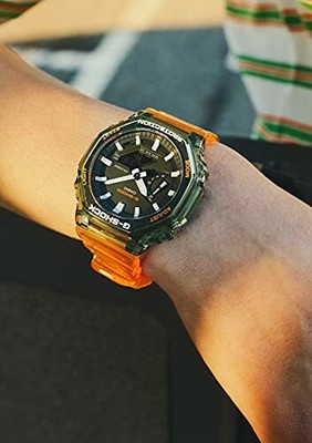 Pre-owned Casio G-shock Hidden Coast Limited Analog Digital Men's Watch Ga-2100hc-4ajf