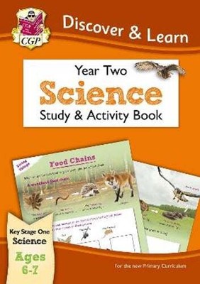 KS1 Science Year 2 Discover & Learn: Study & Activity Book by CGP Books: Used