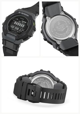 Pre-owned Casio G-shock G-squad Men's Watch Gbd-300-1jf Black Step Tracker Bluetooth