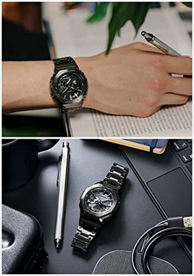 Pre-owned Casio G-shock Wristwatch Bluetooth Full Metal Solar Gm-b2100bd-1ajf Men's Black