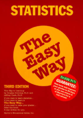 Statistics The Easy Way (Barron's E-Z) - Paperback - GOOD