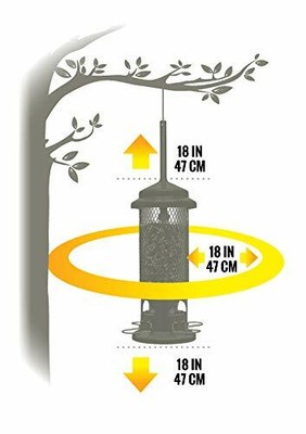 Brome Squirrel Buster Wild Bird Feeder Squirrel Proof StandarD 1057 New