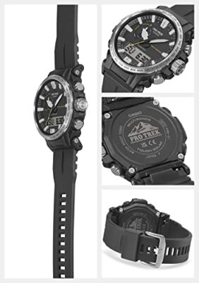 Pre-owned Pro Trek Casio  Prw-61-1ajf Climber Line Solar Atomic Radio Outdoor Men Watch