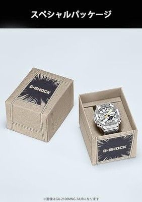 Pre-owned Casio G-shock Made In Japan Manga Theme Ga-2100mng-2ajr Men's Blue Free Shipping Japan