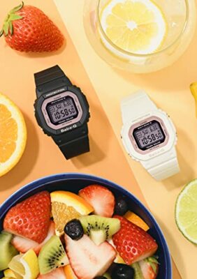 Pre-owned Casio Baby-g Bgd-5000u-7djf Solar Atomic Radio Digital Chrono 20atm Women Watch