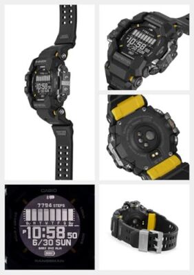 Pre-owned Casio G-shock Gpr-h1000-1jr Rangeman Master Of Bluetooth Gps Sport Free Ship