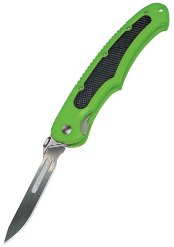 HAVALON KNIVES Piranta Bolt Shock Green Stainless Steel 2.75