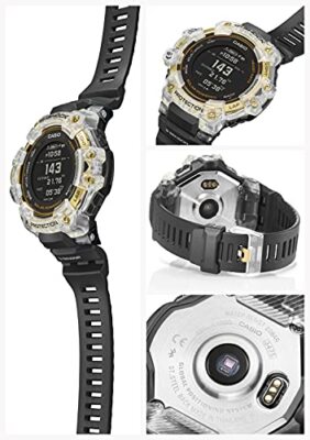 Pre-owned Casio G-shock G-squad Gbd-h1000-1a9jr Men's Watch Black From Japan