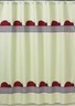 LADYBUG PARADE GREEN BLACK RED KID BATH FABRIC SHOWER CURTAI