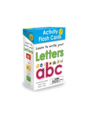 Wipe Clean Flash Cards ABC (Wipe Clean Activity Flash Cards)26 cards - GOOD