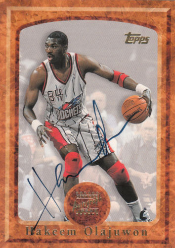 2010 Panini Basketball Famed Signatures Hakeem Olajuwon Auto