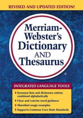 Merriam-Websters Dictionary and Thesaurus, Newest Edition - ACCEPTABLE