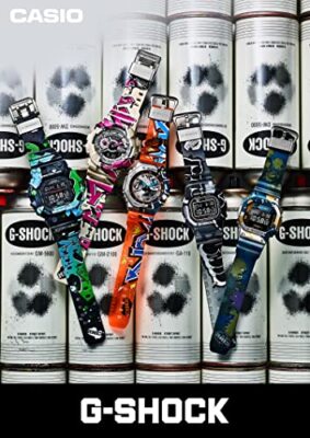Pre-owned Casio Men's Watch G-shock Gm-2100ss-1ajr Street Spirit Series Multicolor