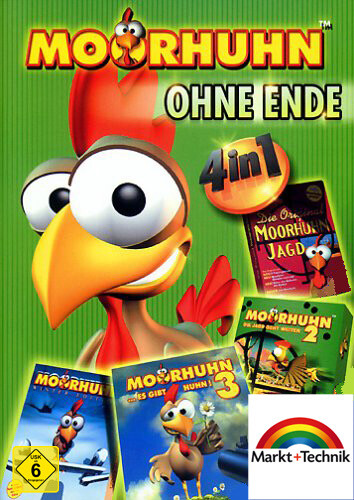 Moorhuhn 4in1 - 4 Vollversionen im Paket- Moorhuhn Jagd 1, 2 ,3 + Winter Edition
