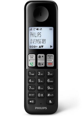 Philips D2552B/01- Draadloze DECT-telefoon met 2 handsets met antwoordapparaat, 