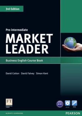 Market Leader 2 Pre-Intermediate Coursebook with Self-Study CD-ROM and Au - GOOD