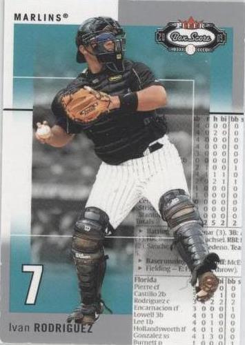 2003 Fleer Box Score - Ivan Rodriguez #5 CM