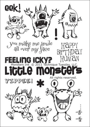 Technique Tuesday Acrílico Bebés y Niños Cross stamps