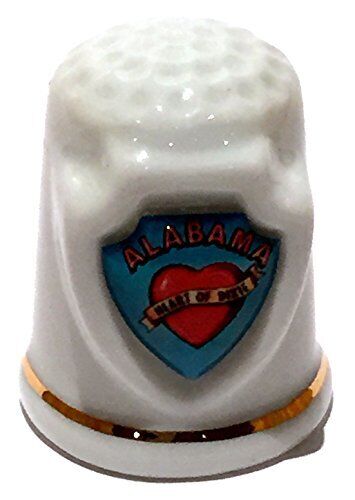 Alabama State Souvenir Collectible Lpco Thimble