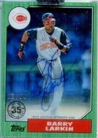 2022 Topps Clearly Authentic Autographs - Barry Larkin #87TBA-BLA