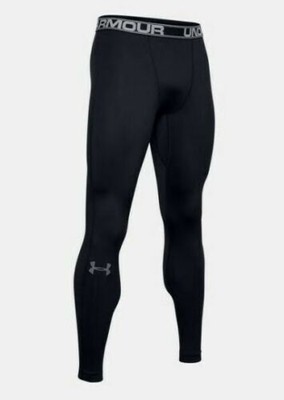 

Мужские леггинсы ColdGear Armor Under Armour, черные/графитовые, средние, Black / graphite