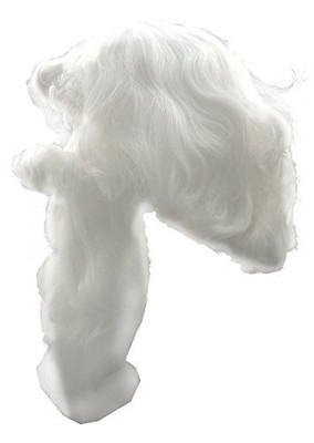 Santa Clause Wig Beard Set Adult Deluxe Mustache Christmas Costume Accessory