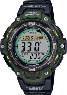 Casio edifice compass best sale thermometer