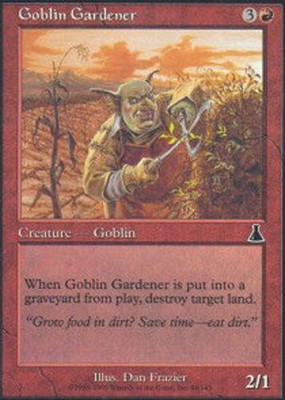Goblin Gardener-[Urza's Destiny]-Lightly Played, English-1-Regular-MTG