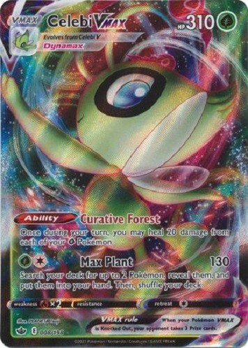 ポケモンカードゲーム Celebi VMAX Amazon.com: Celebi Vmax & V Chilling Reign - Pokemon Ultra
