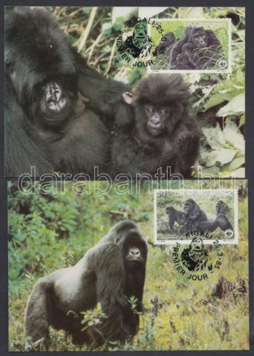 World Wildlife Fund (WWF) Cover Rwandan Stamps