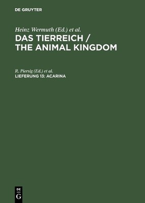 R. [Bearb.] Piersig Acarina (Hardback)