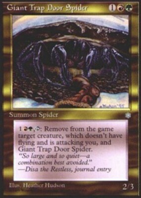 Giant Trap Door Spider x1 - Ice Age - Light Play, English - Ice Age