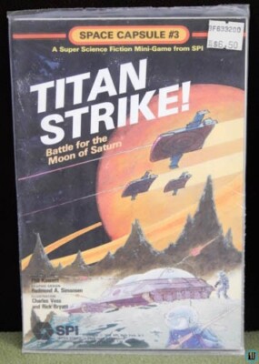 Titan Strike: Battle for the Moon of Saturn (Space Capsule #3) Game SPI 2356