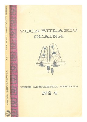 SABIA, MARY RUTH [EDITORA]. LEACH, OIT M. Vocabulario ocalina [Publicacion nu...