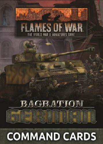 Багратион Немецкие командные карты Flames of War NEW