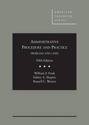 Sidney Shapiro William Funk Ru Administrative Procedure  (Hardback) (UK IMPORT)