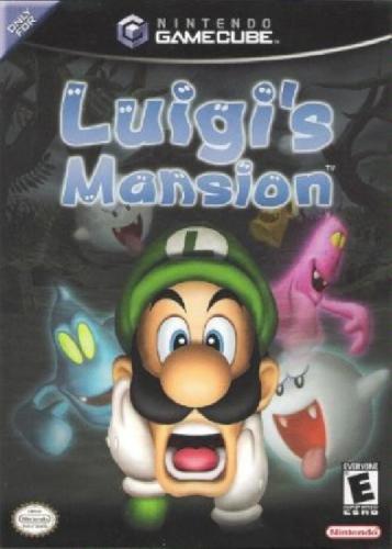 Luigi's Mansion Single Disc Case GameCube Case Reproduction