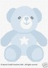 TEDDY BOY BEAR Color Graph Baby Afghan Pattern *EASY