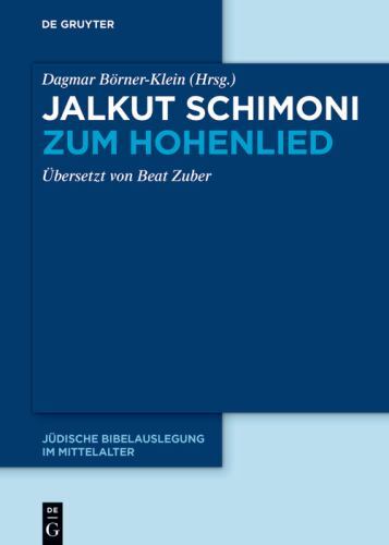 Jalkut Schimoni Zum Hohenlied by Beat Zuber (2022, Hardcover) for sale ...